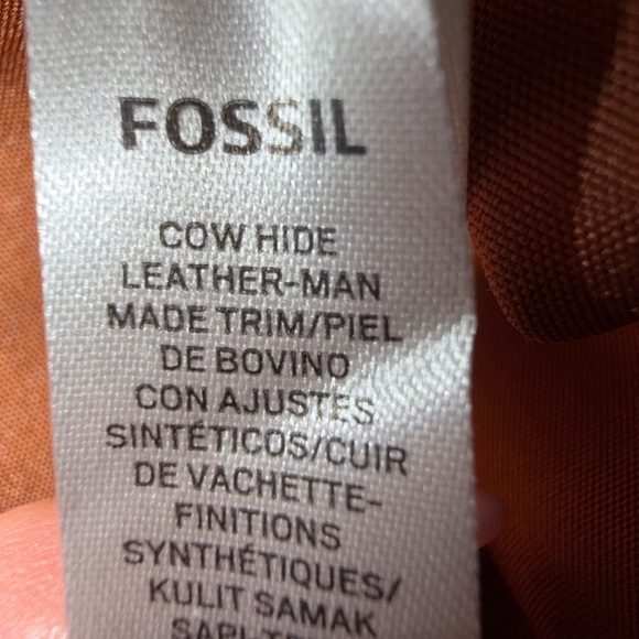 Fossil Brown Leather Large Kyler Tote Bag - Picture 7 of 12